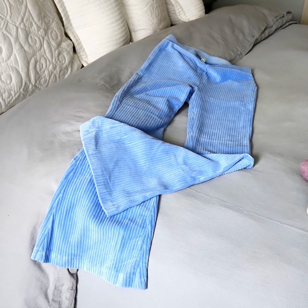 Aerie flare Velour/Velvet Ribbed Loung Pant